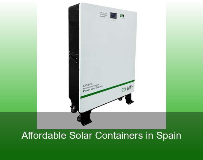 Affordable Solar Containers in Spain